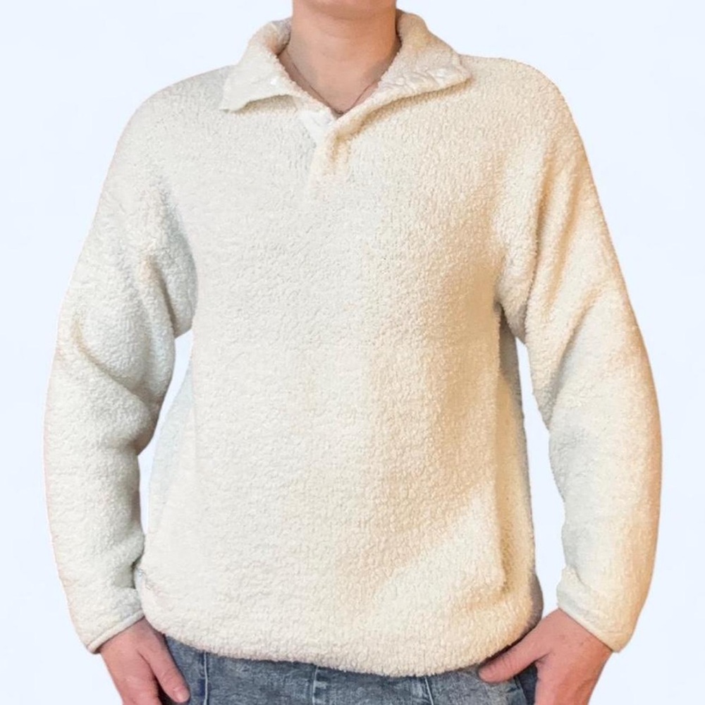 SKIMS Cream Crewneck Sweater